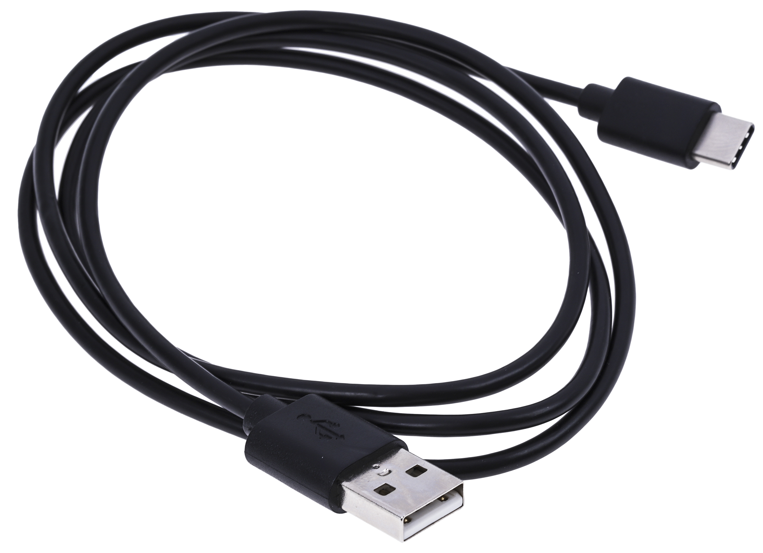 182-8848 RS PRO USB Cable, Male USB Type C to Male, USB 2.0 USB Type A, Black, 1 m