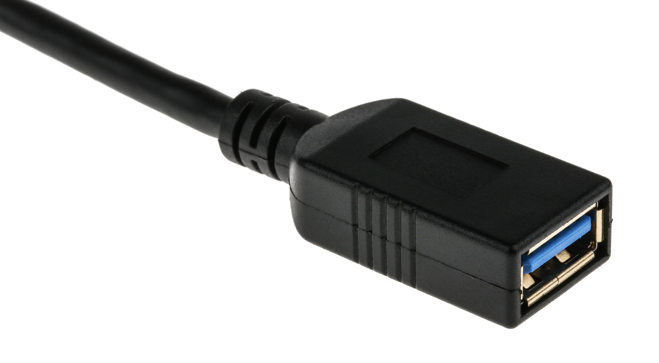 182-8849 RS PRO IC Socket USB Cable, Male USB Type C to Female, USB 3.1 USB Type A, Black, 150 mm
