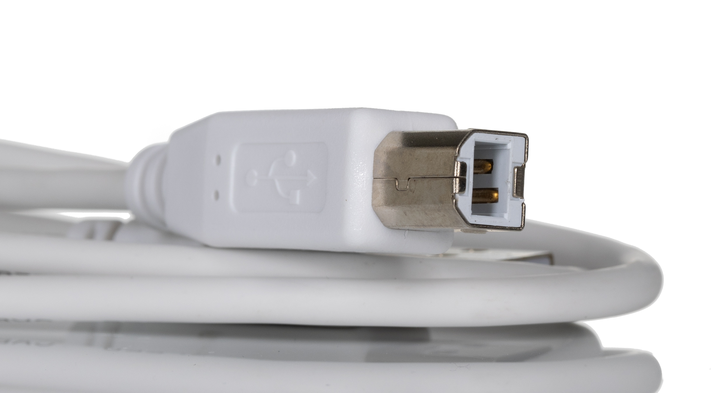 182-8864 RS PRO IC Socket USB Cable, Male USB Type A to Male, USB 2.0 USB B, White, 800 mm
