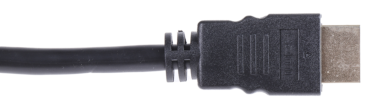 182-8878 RS PRO, 1 m 4K HDMI Cable, - Male DVI-D Single Link to Male DVI, Black