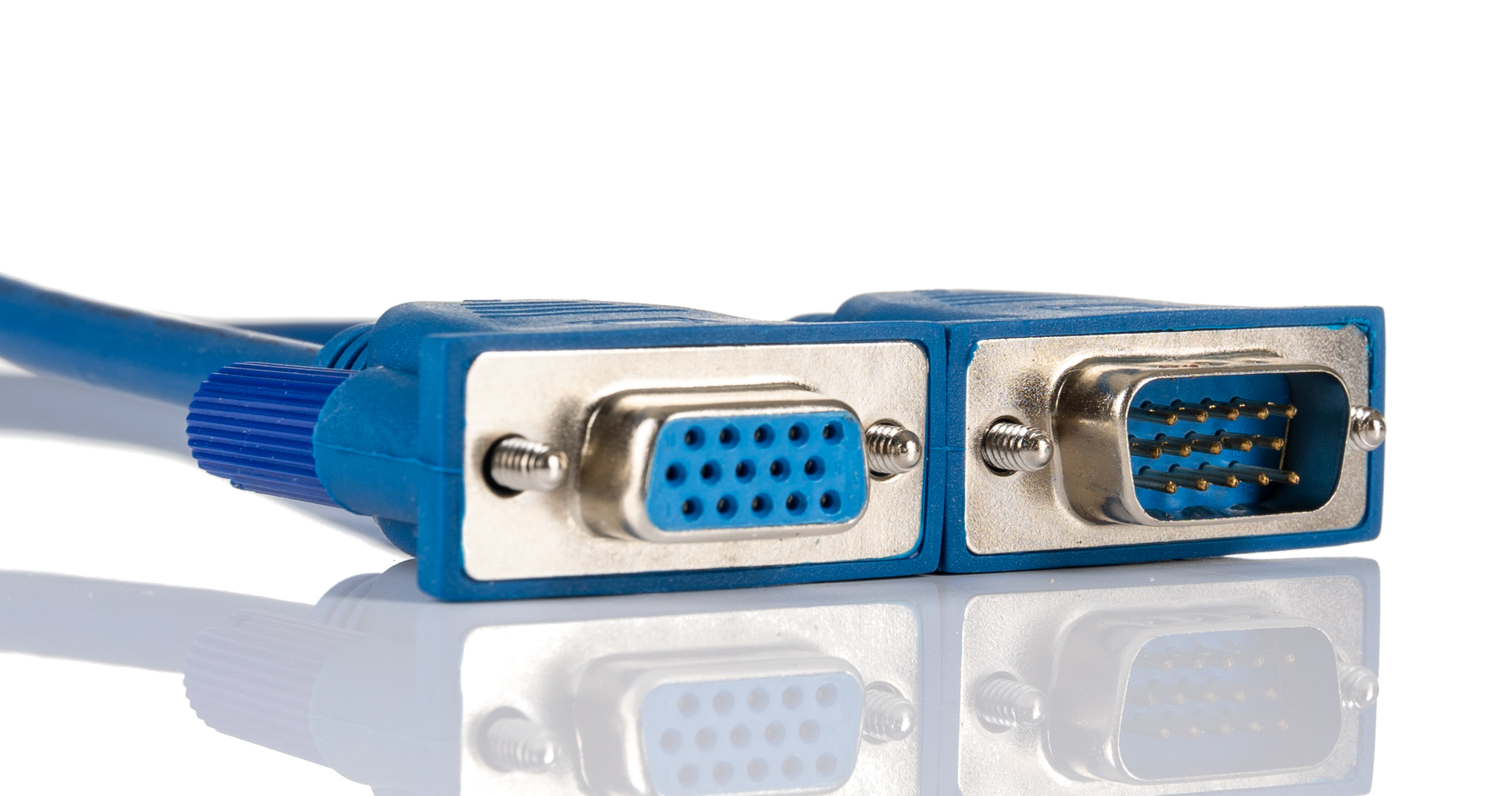 182-8888 RS PRO Male VGA to Female SVGA Cable, 3 m Blue