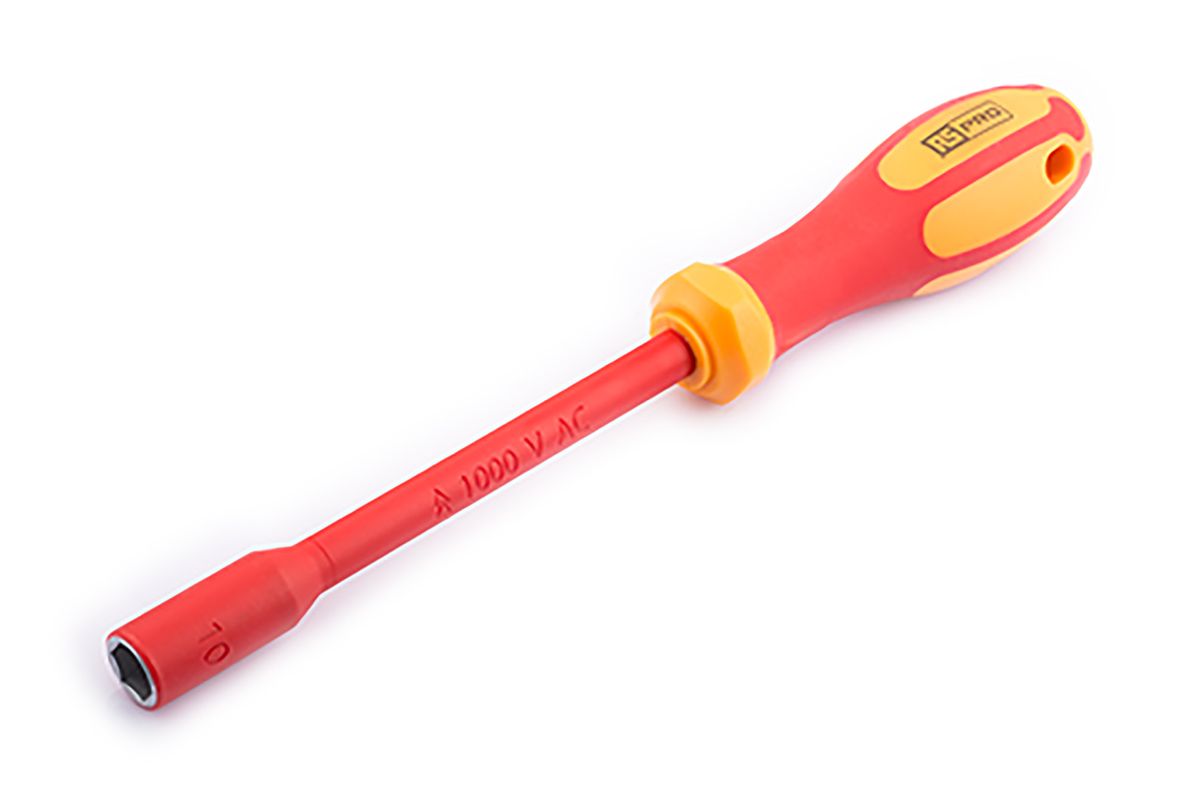 182-9771 RS PRO Hexagon Nut Driver, 13 mm Tip VDE/1000V Approved, 125 mm Blade, 245 mm Overall