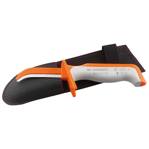 Facom Cable Knife VDE/1000V Approved, 185 mm Overall, 60 mm Blade