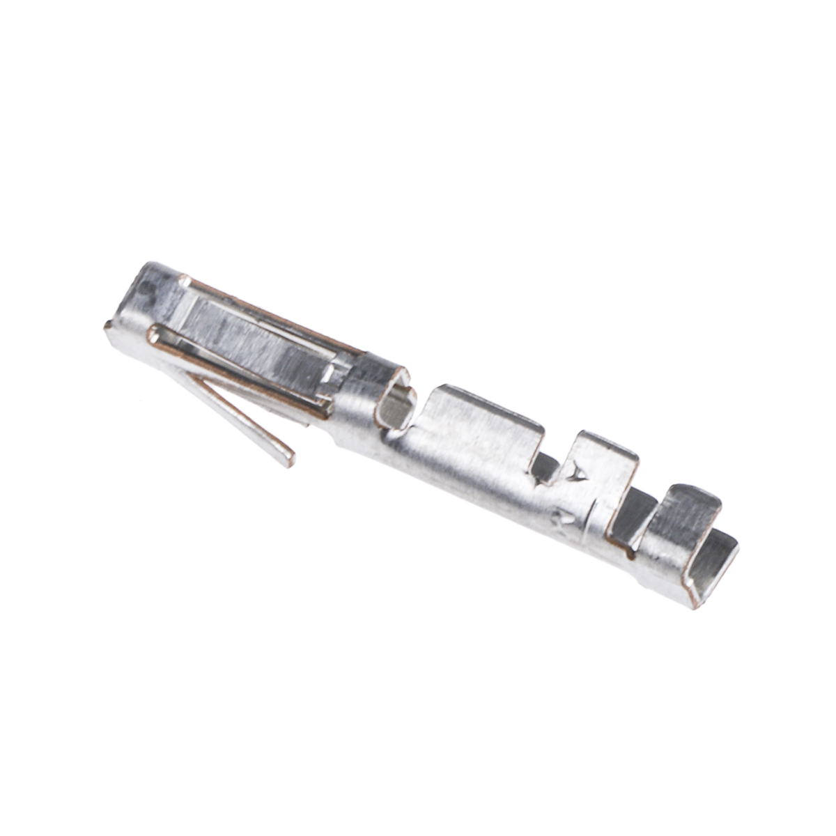 182206-2 TE Connectivity AMPMODU MOD II Series Female Crimp Terminal, 26 AWG Min Crimp, 22 AWG Max