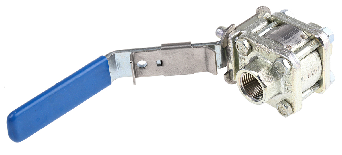 1824505 Spirax Sarco Stainless Steel Threaded 2-Way, Reduced Bore, G, Ball Valve