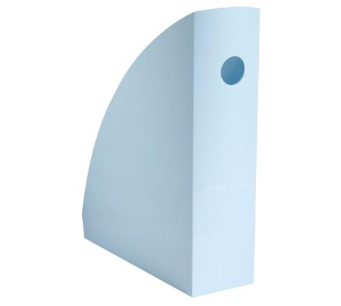 Exacompta Desktop Plastic Blue Magazine Rack