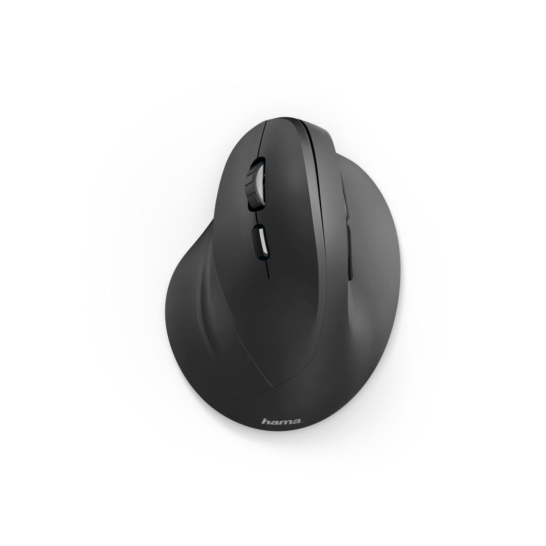 182697 Hama 6 Button Wireless Ergonomic Optical Mouse Black
