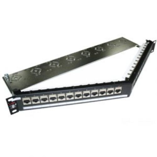 Molex Premise Networks PowerCat 6A Series 24 Port RJ45 RJ Patch Panel FTP 1 U