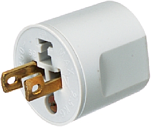 LK Denmark Mains Plug White, 10A Thermoplastic, 250V, Screw