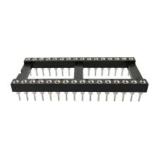 RS PRO 2.54 mm Pitch Vertical 20 Way, Through Hole Turned Pin Closed Frame DIL Socket, 3A