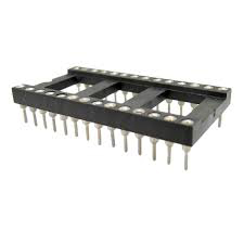 RS PRO 2.54 mm Pitch Vertical 20 Way, Through Hole Turned Pin Closed Frame DIL Socket, 3A