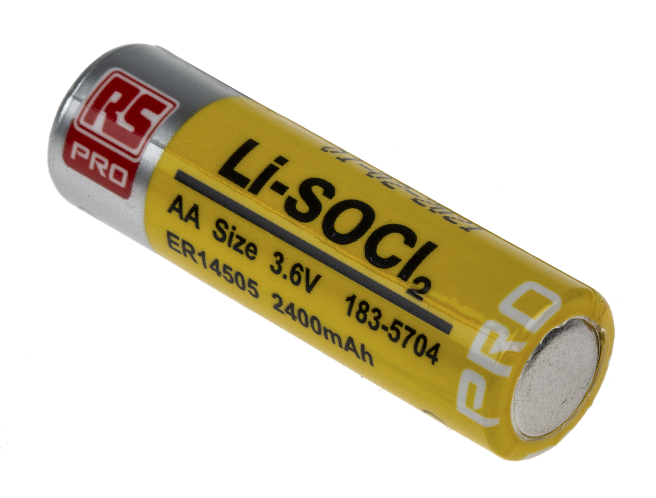 RS PRO Lithium Thionyl Chloride AA Battery 3.6 V