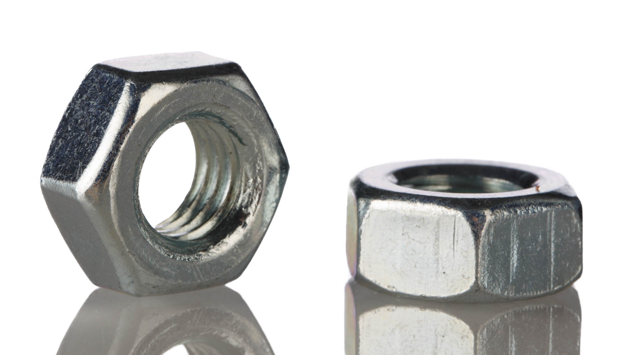 RS PRO, Plain Stainless Steel Hex Nut, DIN 934