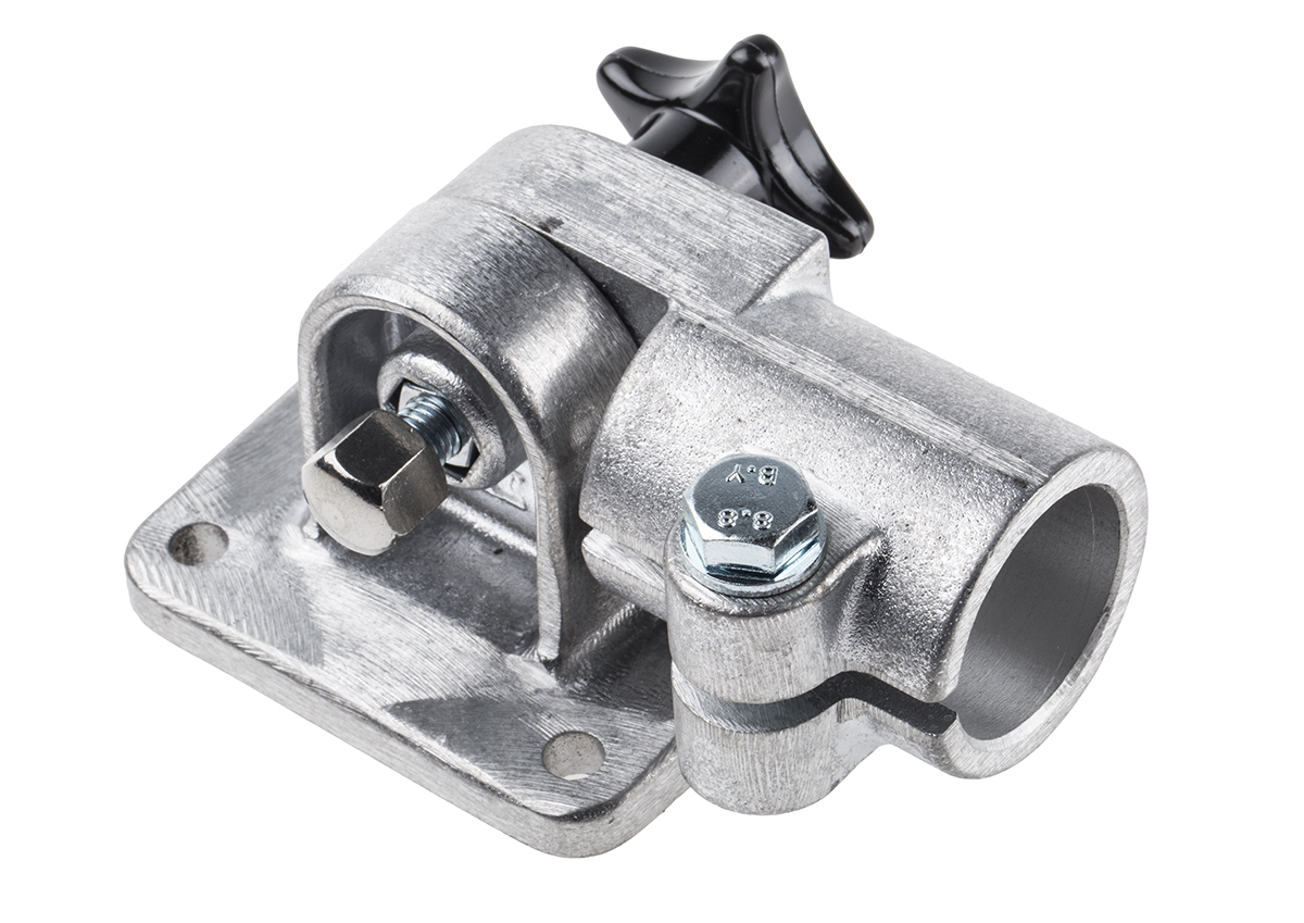 Rose+Krieger M10 Hinge Clamp, Connecting Component, Strut Profile 30 mm, Round Tube Size 30.1 mm