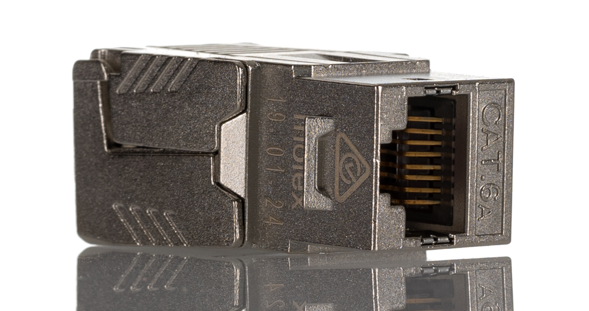 183010070 Molex Premise Networks PowerCat RJ45 1 Port Keystone Jack, FTP Shielding