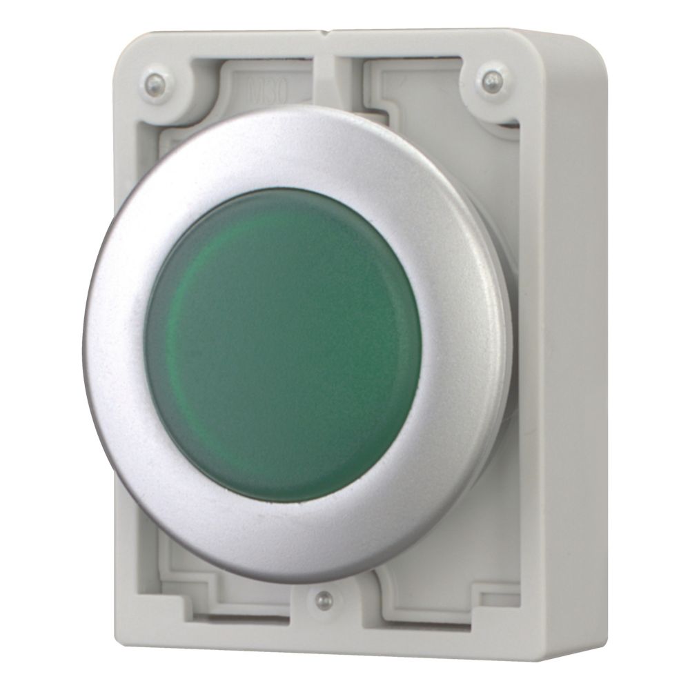 Eaton Green Pilot Light, 30 mm Cutout RMQ Titan M30 Series