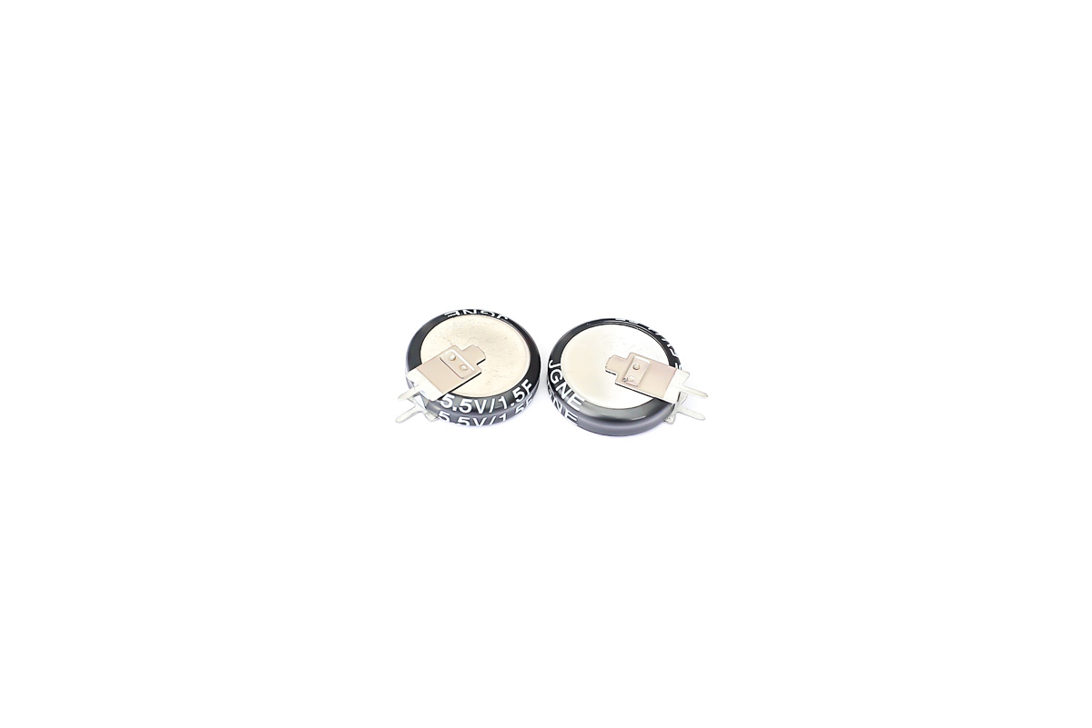 RS PRO 1.5 F Supercapacitor -20 to 80 % Tolerance, RG 5.5V dc, Through Hole
