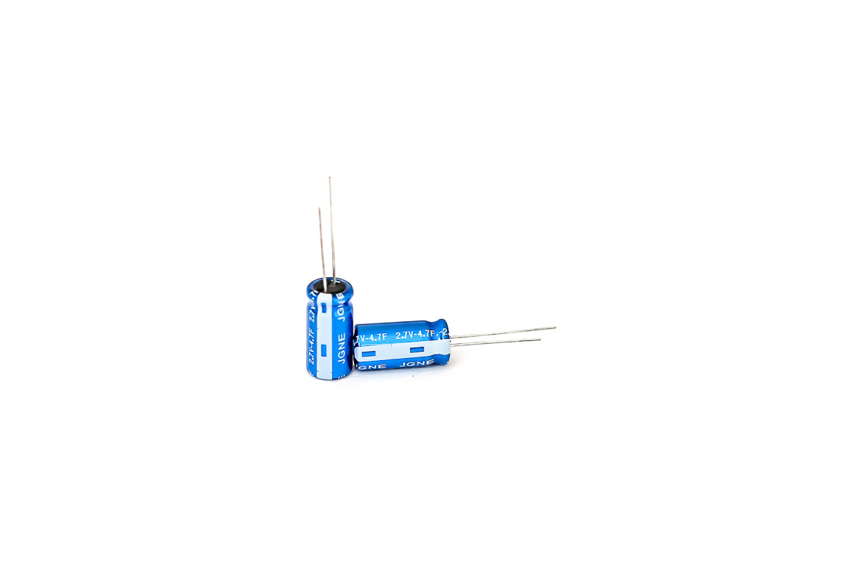 RS PRO 4.7 F Supercapacitor -20 to 80 % Tolerance, HZ 2.7V dc, Through Hole