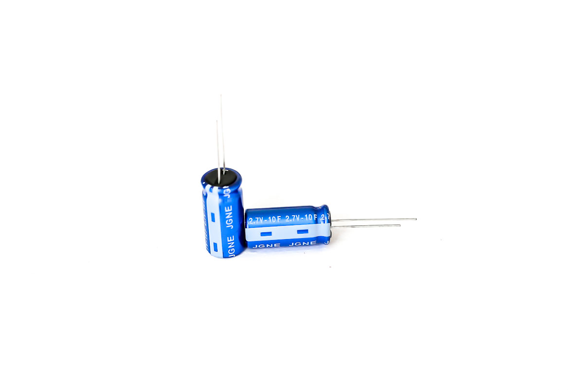 RS PRO 10 F Supercapacitor -20 to 80 % Tolerance 2.7V dc, Through Hole