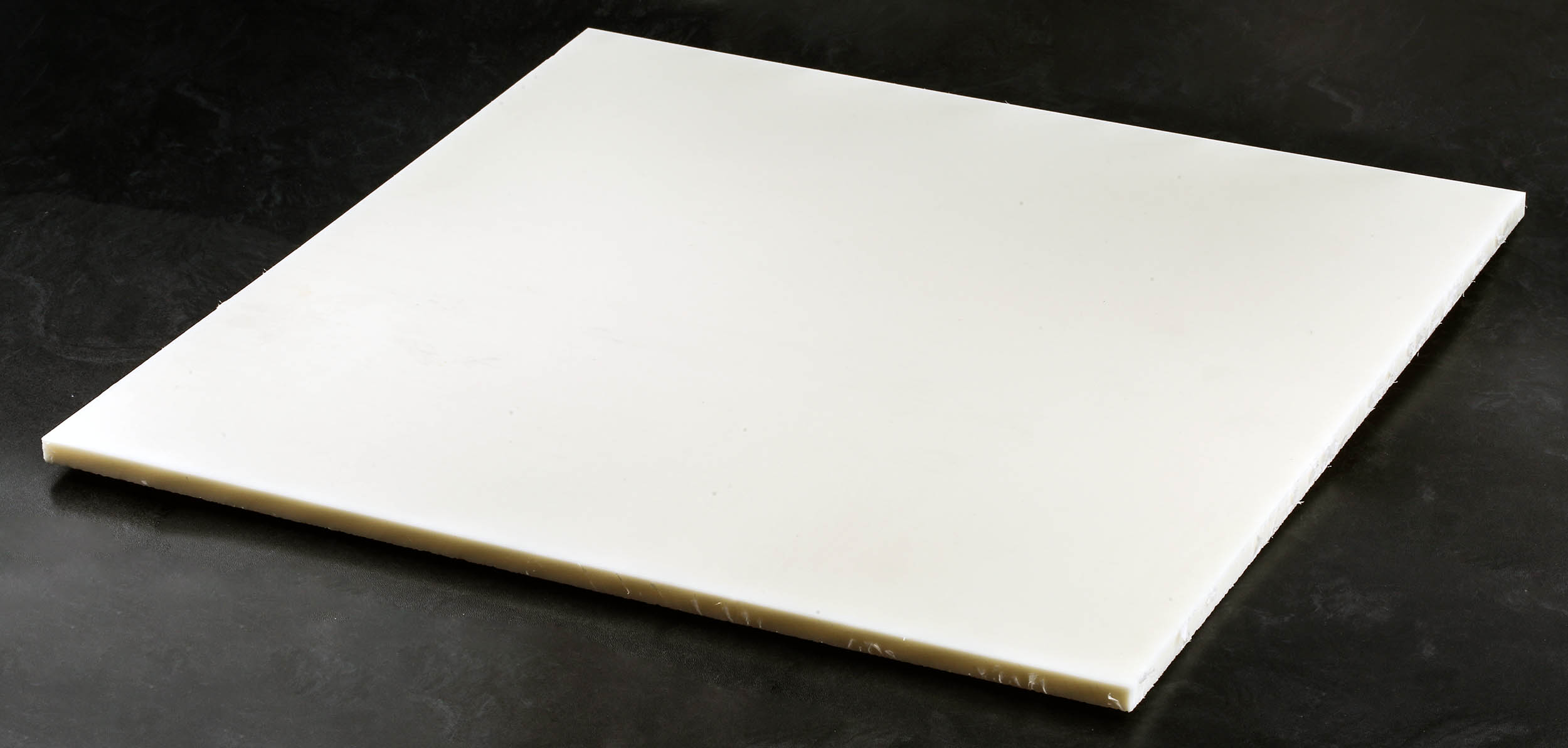 RS PRO Natural Polyamide Plastic Sheet, 500 mm x 500mm x 10 mm