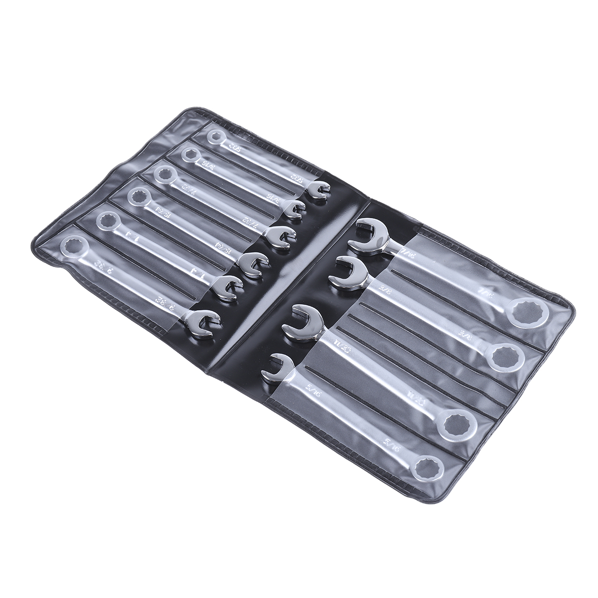 RS PRO 10-Piece Spanner Set, 5/32 To 3/8 in, Carbon Steel