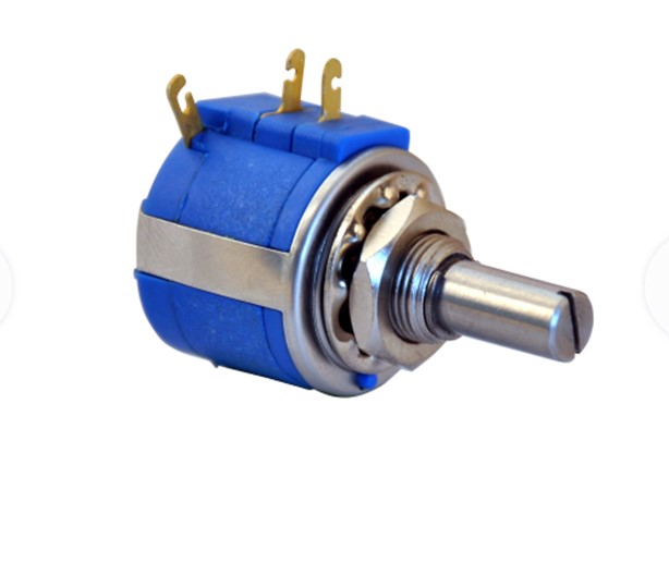 RS PRO Precision Potentiometer 3-Turns 1-Gang Panel Mount