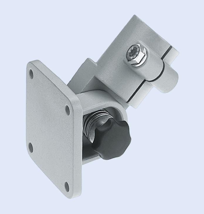 Rose+Krieger M10 Hinge Clamp, Connecting Component, Strut Profile 50 mm, Round Tube Size 50.2 mm