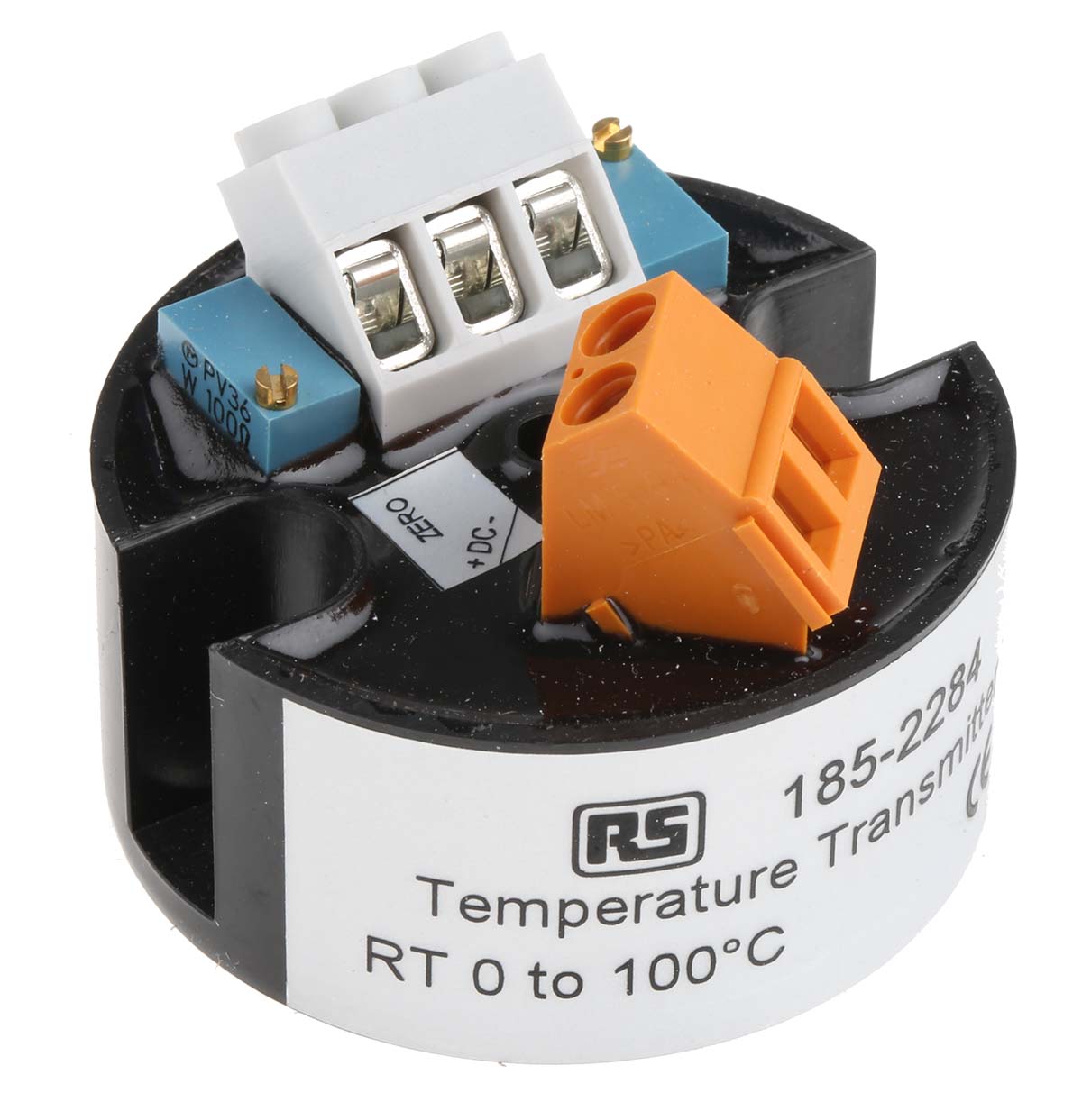 185-2284 RS PRO RS PRO Temperature Transmitter PT100 Input 36V dc, 100 °C, 0 °C