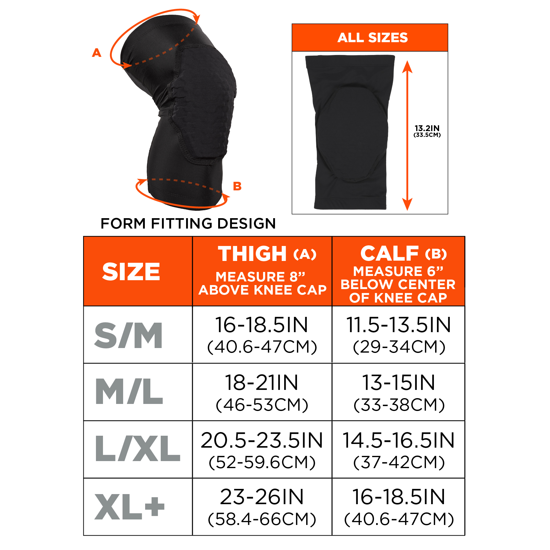 18525 Ergodyne Black Foam Knee Pad Resistant to Slip Resistant