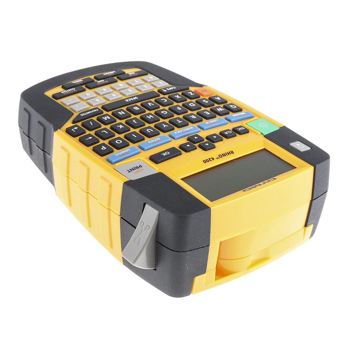 1852992 Dymo Rhino 4200 Handheld Label Printer, 19 mm Max Label Width, Type G - British 3-Pin