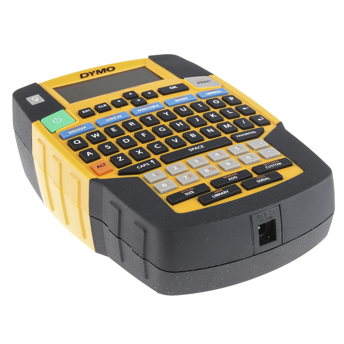 1852992 Dymo Rhino 4200 Handheld Label Printer, 19 mm Max Label Width, Type G - British 3-Pin