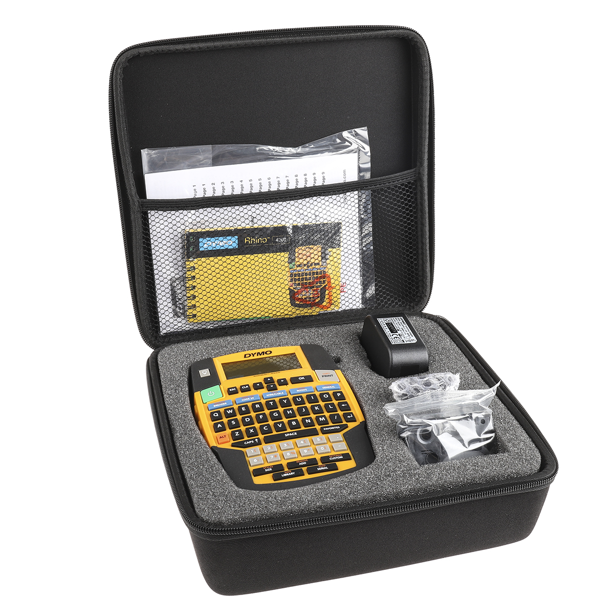1852992 Dymo Rhino 4200 Handheld Label Printer, 19 mm Max Label Width, Type G - British 3-Pin