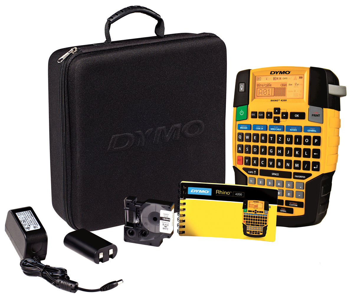 Dymo Rhino 4200 Handheld Label Printer, 19 mm Max Label Width, Type C