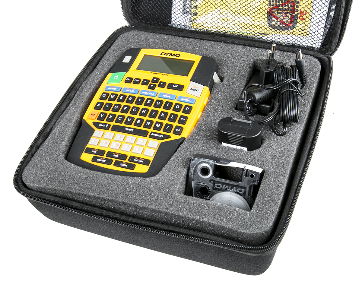 1852998 Dymo Rhino 4200 Handheld Label Printer, 19 mm Max Label Width, Type C