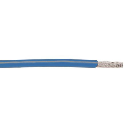 Alpha Wire Hookup Wire PVC Series Blue Hook Up Wire, 24 AWG, 19, 305 m, Polyvinyl Chloride, 1854/19 BL001