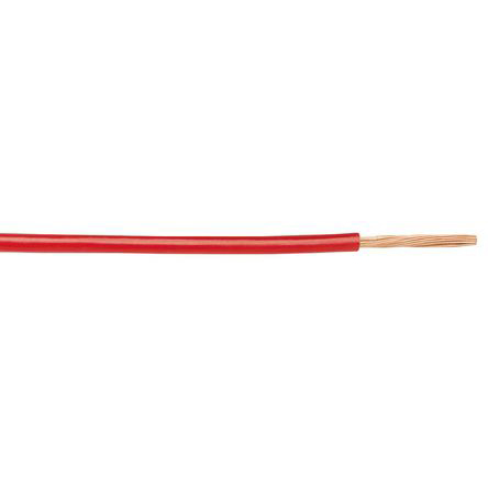 Alpha Wire Hookup Wire PVC Series Red Hook Up Wire, 24 AWG, 19, 305 m, Polyvinyl Chloride, 1854/19 RD001