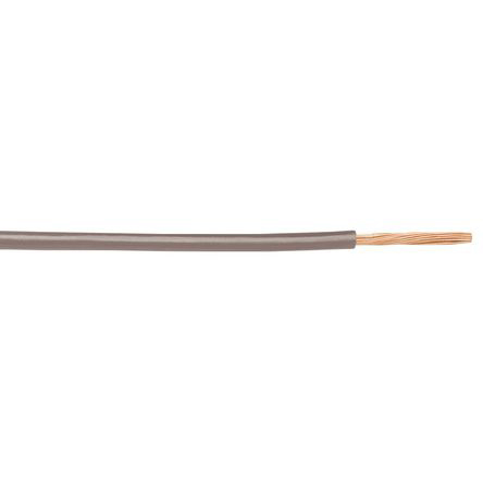 Alpha Wire Hookup Wire PVC Series Grey Hook Up Wire, 24 AWG, 19, 305 m, Polyvinyl Chloride, 1854/19 SL001
