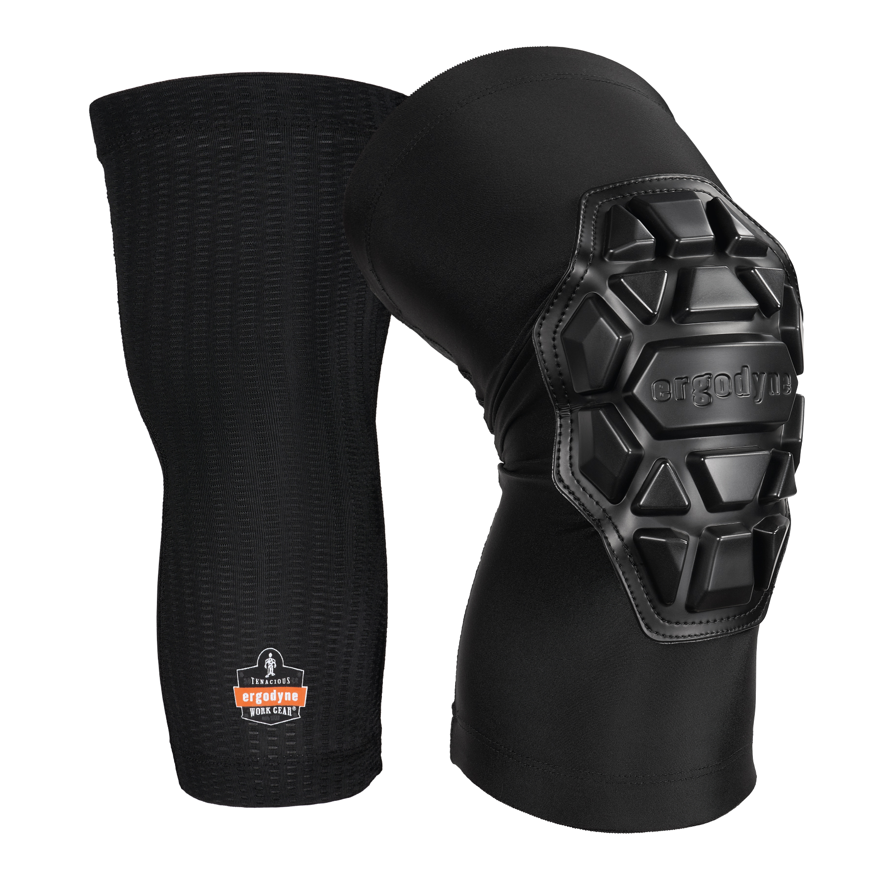 Ergodyne Black Foam Knee Pad Resistant to Slip Resistant