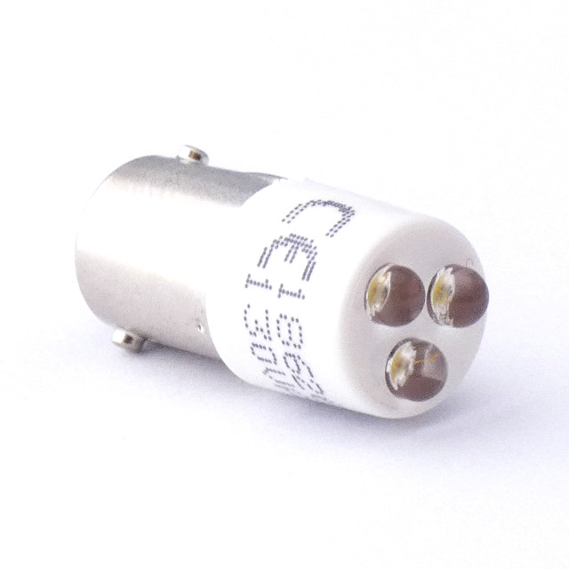CML Innovative Technologies White Indicator Lamp, 130V, BA9 Base, 10 mm Diameter