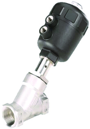 Burkert Angle type Pneumatic Actuated Valve, 16 bar 1/2 in