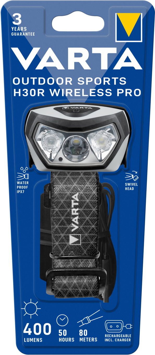 18650101401 Varta  LED Wireless LED Headlamp 400 lm Wireless Pro Range 80 m