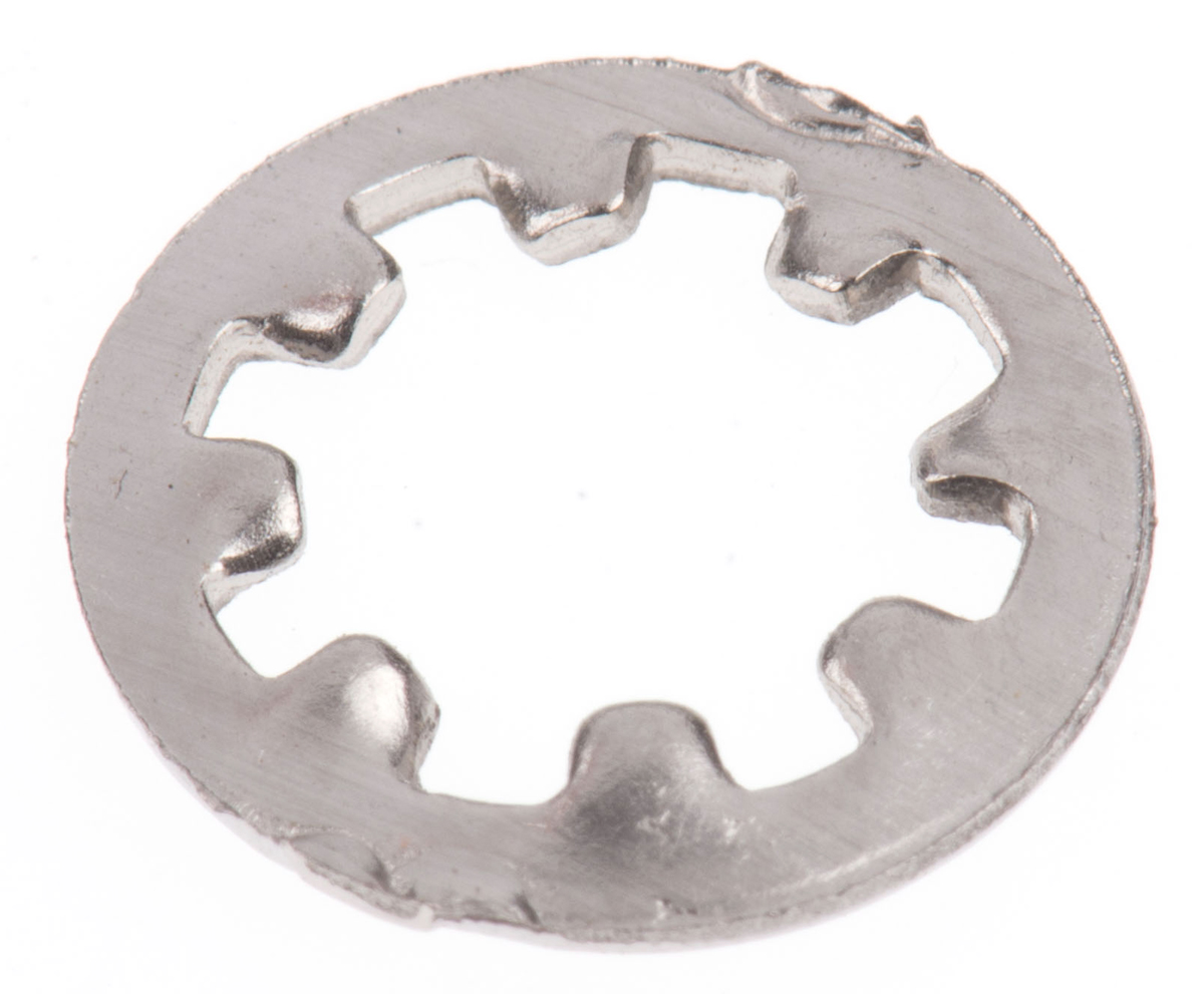RS PRO Stainless Steel Plain Internal Tooth Shakeproof Washer, M12, DIN 6797J