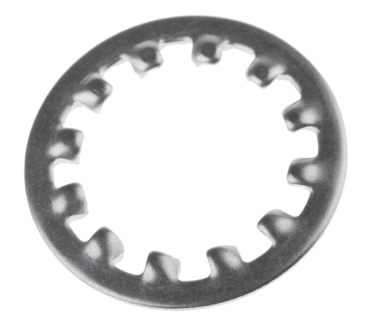 187-0664 RS PRO Stainless Steel Plain Internal Tooth Shakeproof Washer, M12, DIN 6797J