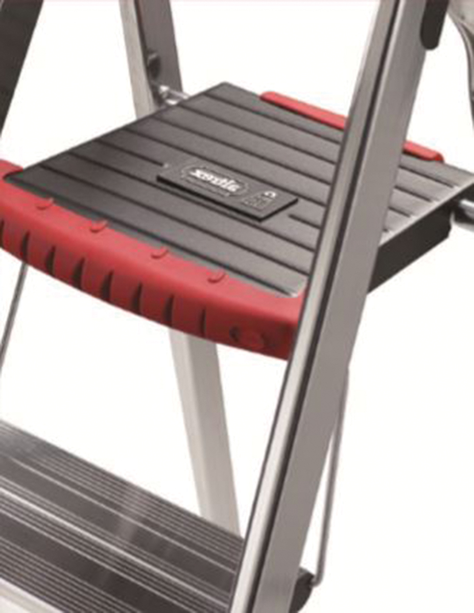 187-4995 RS PRO Aluminium 5 steps Step Ladder, 1.041m platform height, 1.677 m open length