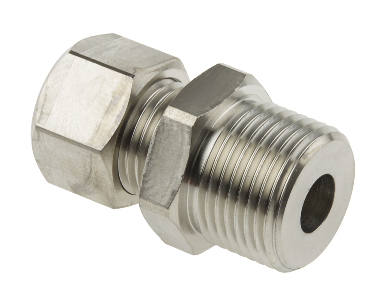 178-0972 RS PRO M20 Compression Fitting for Use with Thermocouple or PRT Probe, 8mm Probe