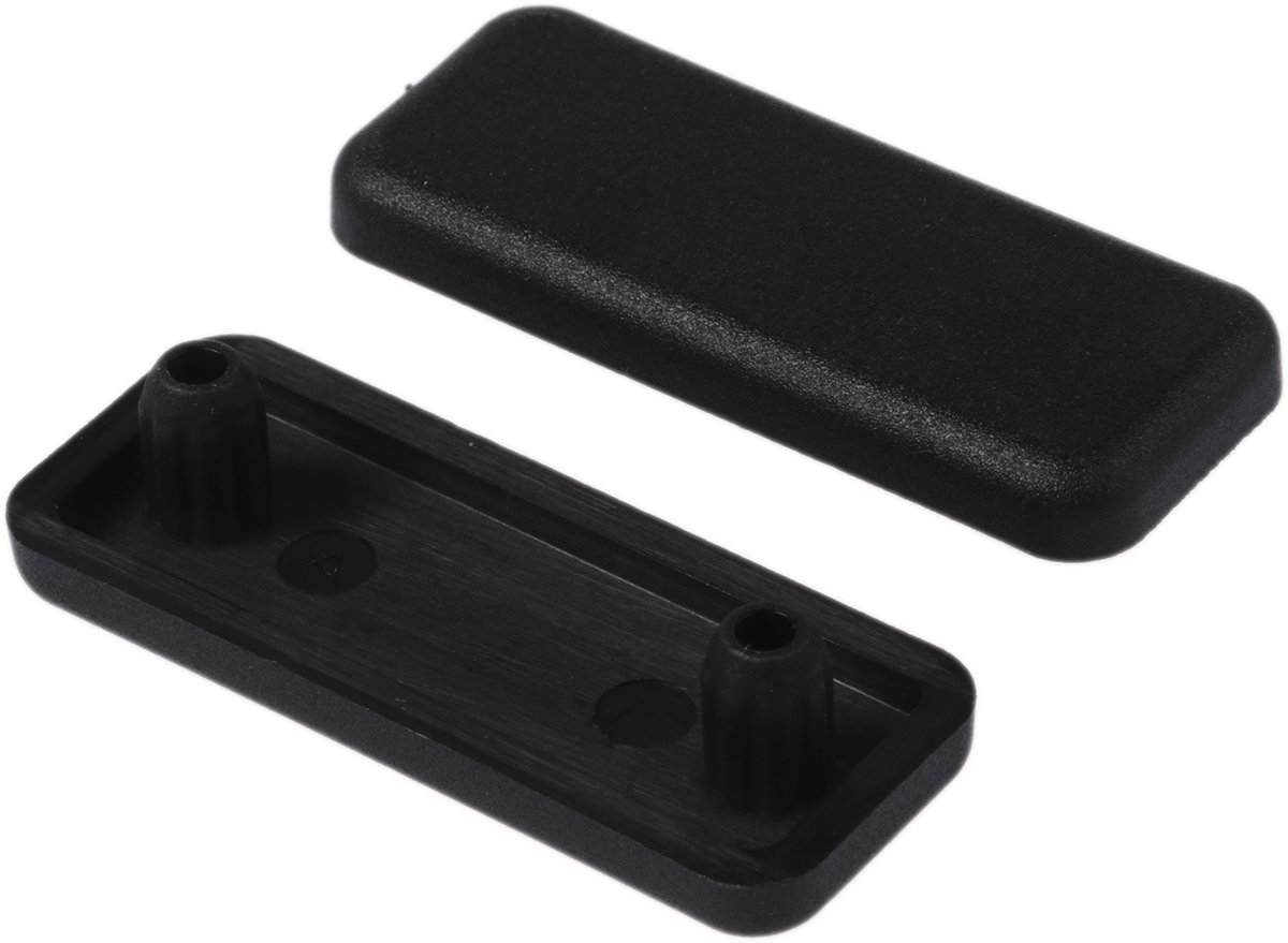 RS PRO Black Fibreglass Reinforced, Polyamide 40 mm Strut Profile, 8 mm Groove