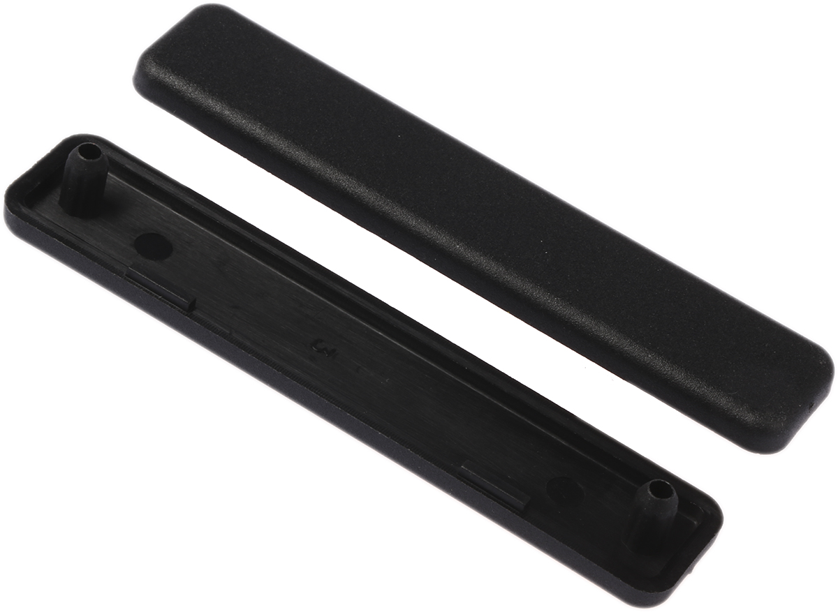 RS PRO Black Polyamide, Fibreglass Reinforced 40 mm Strut Profile, 8 mm Groove
