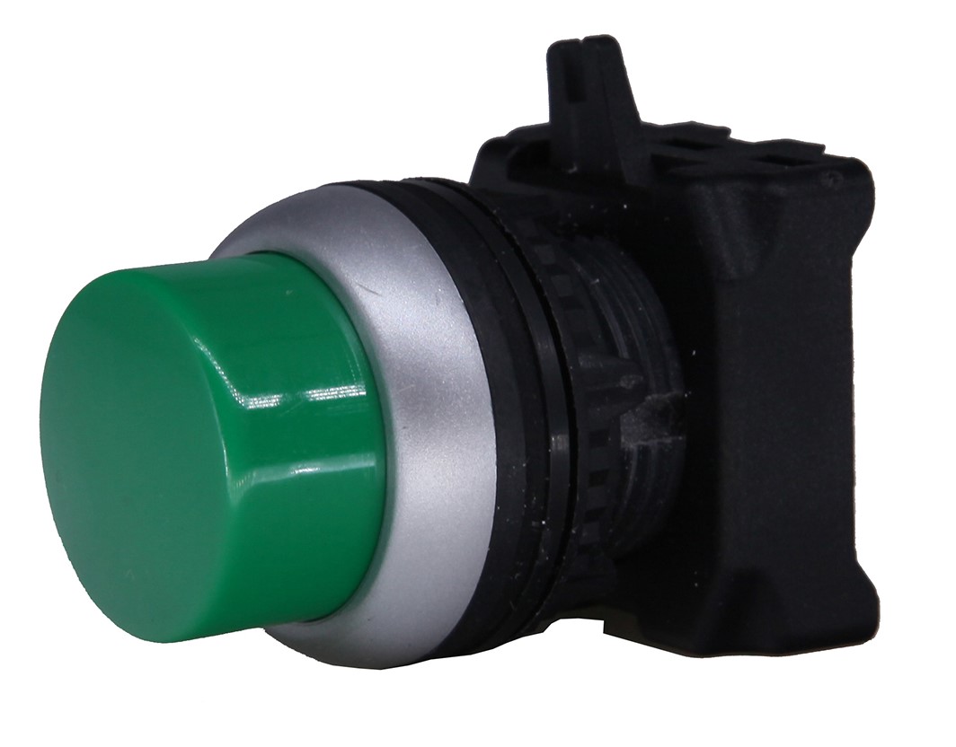 RS PRO RSEG Series Green Spring Return Push Button Head, 22 mm Cutout, IP65
