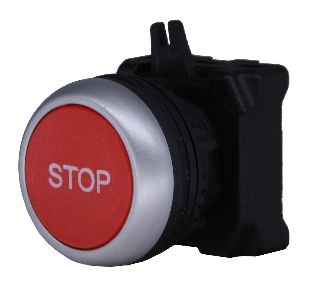 RS PRO RSEG Series Red Spring Return Push Button Head, 22 mm Cutout, IP65