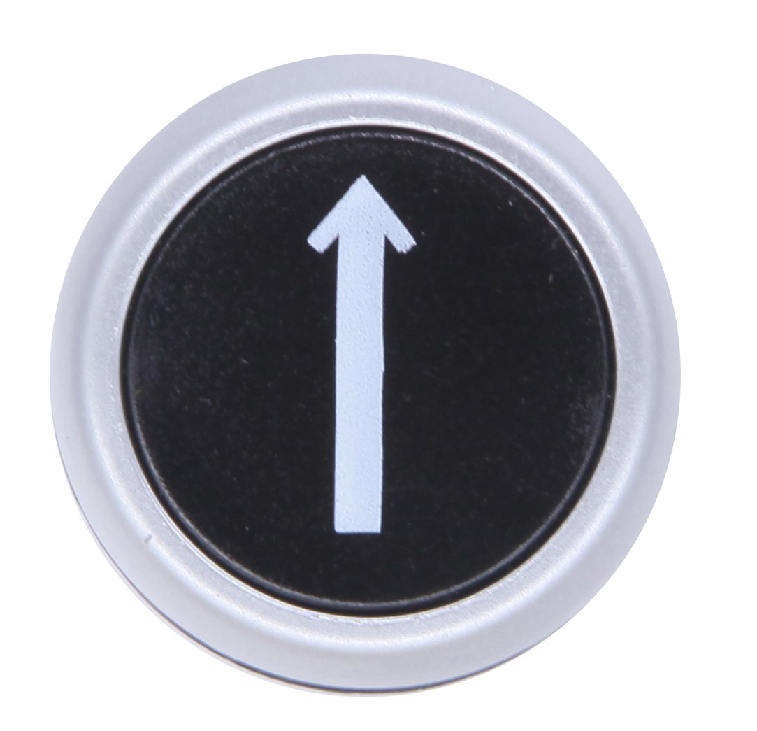 RS PRO RSEG Series Black Spring Return Push Button Head, 22 mm Cutout, IP65
